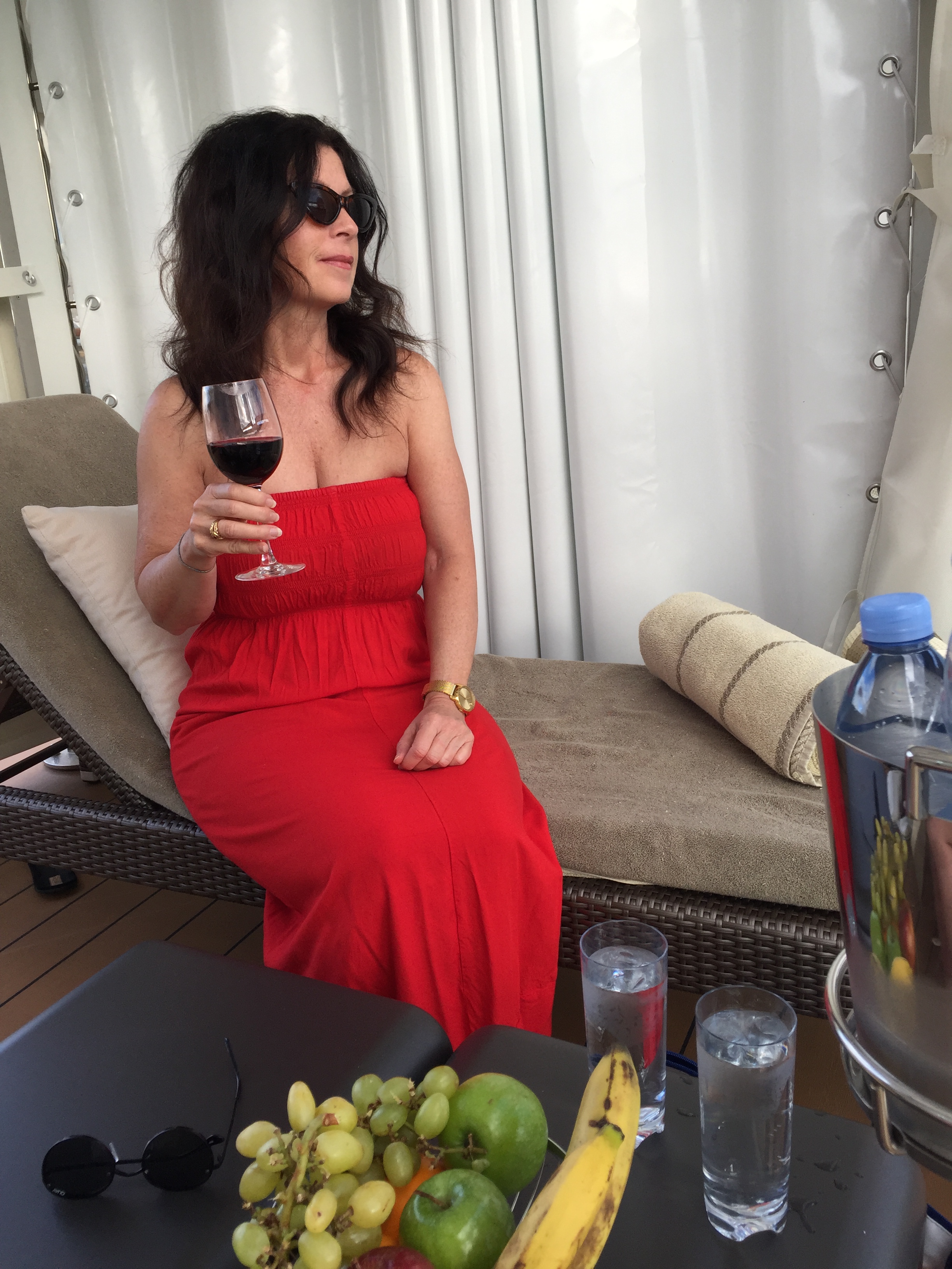 Holland America Statendam cruise ship retreat loungers