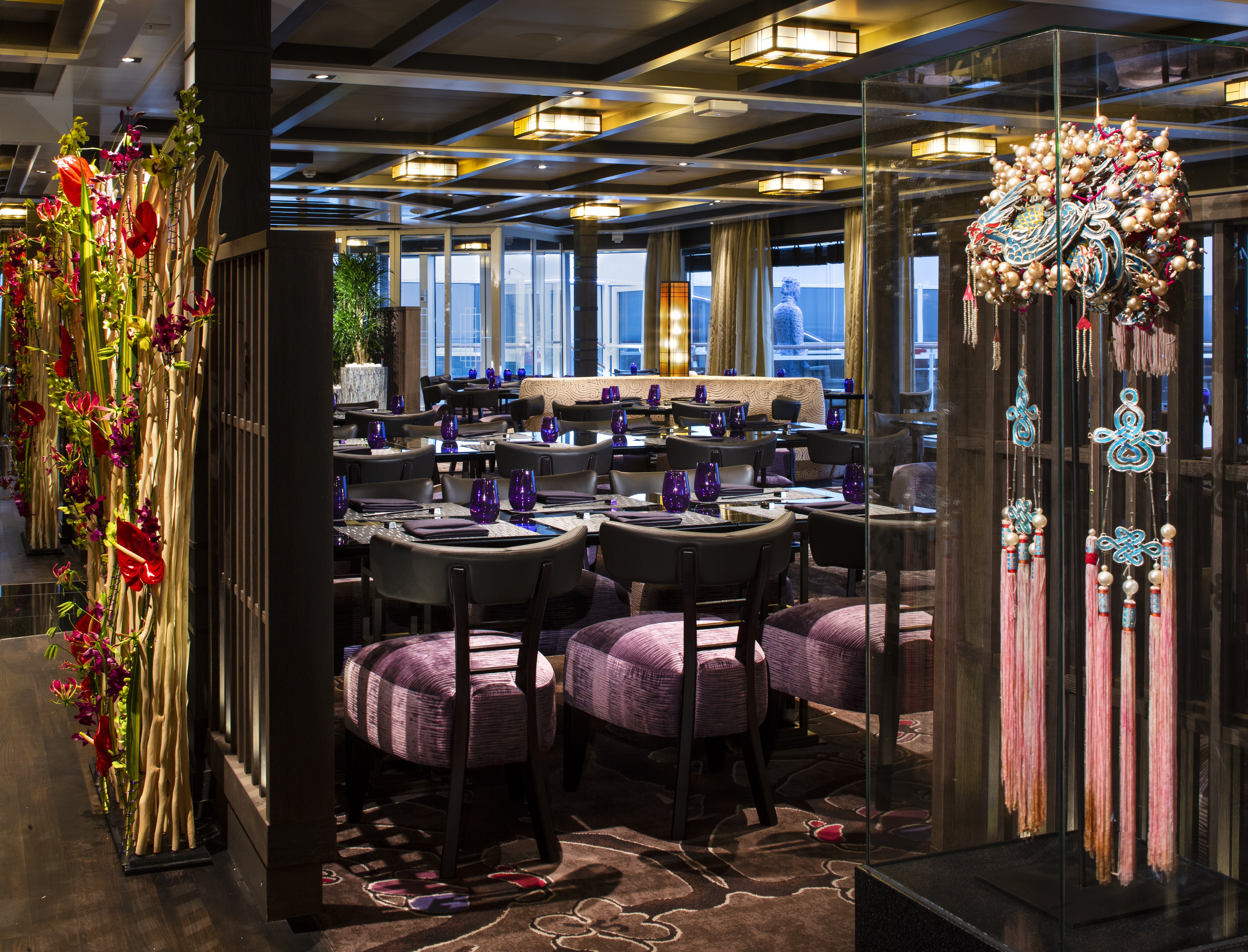 Holland America Cruises Nieuw Statendam Tamarind restaurant