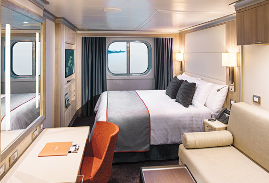 Holland America Statendam cruise ship ocean view cabin