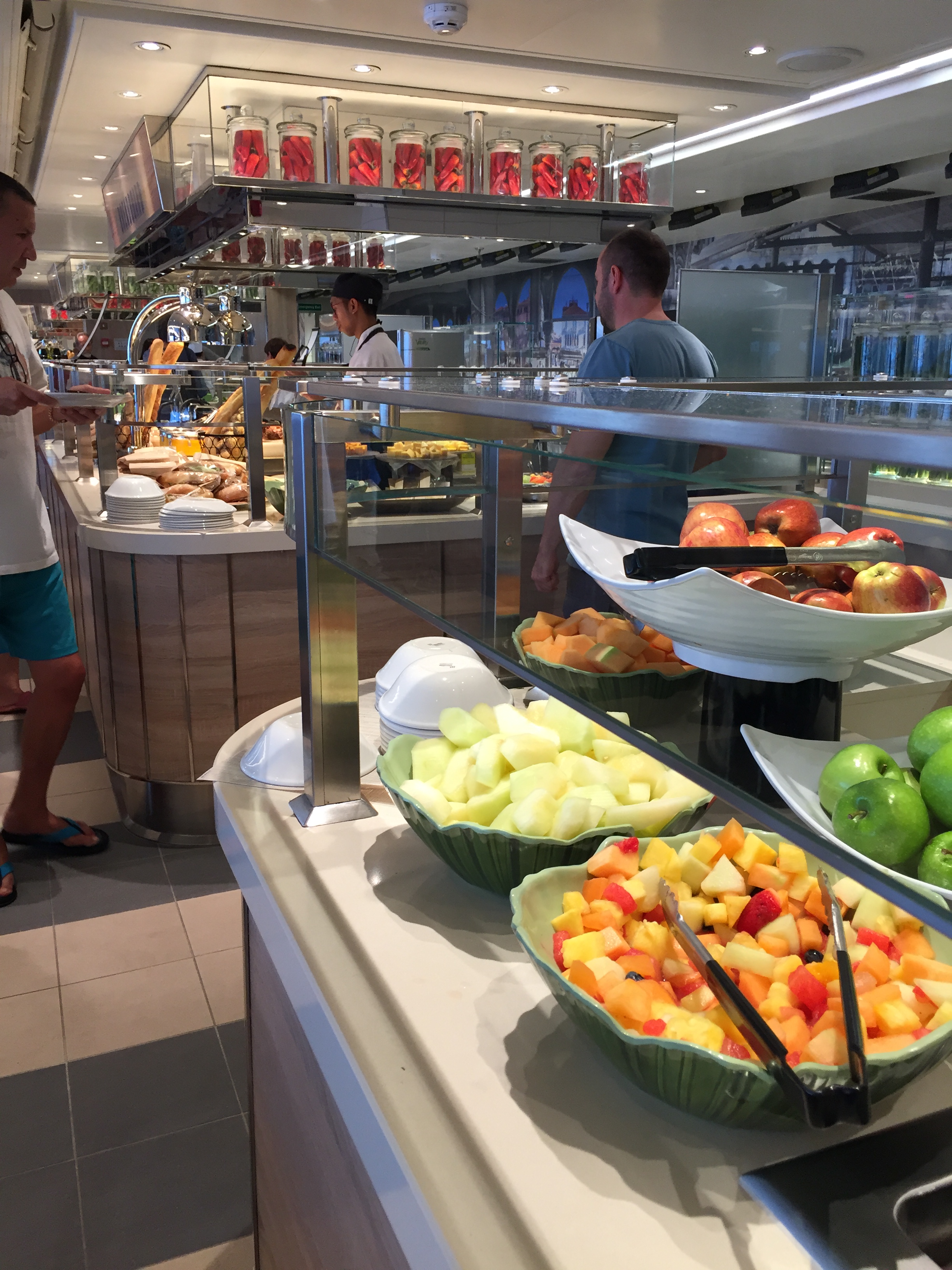 Holland America Statendam cruise ship buffet salad bar