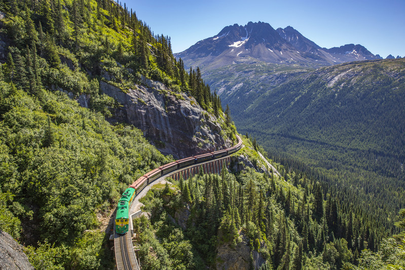 Cunard Queen Elizabeth Alaska train ride