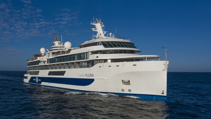 Celebrity Flora-Aerials At Sea059R