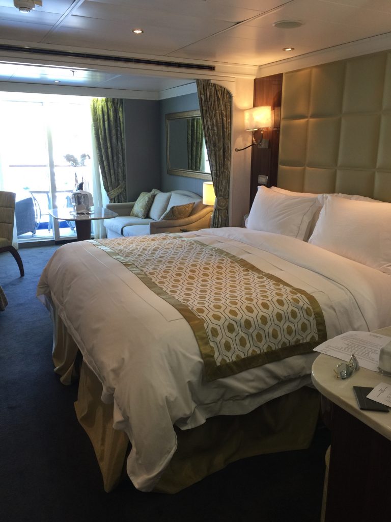 Regent Voyager Balcony Cabin Bedroom