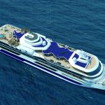 Celebrity Cruises Flora Aerial view