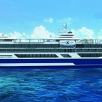 Celebrity Cruises Flora port side exterior