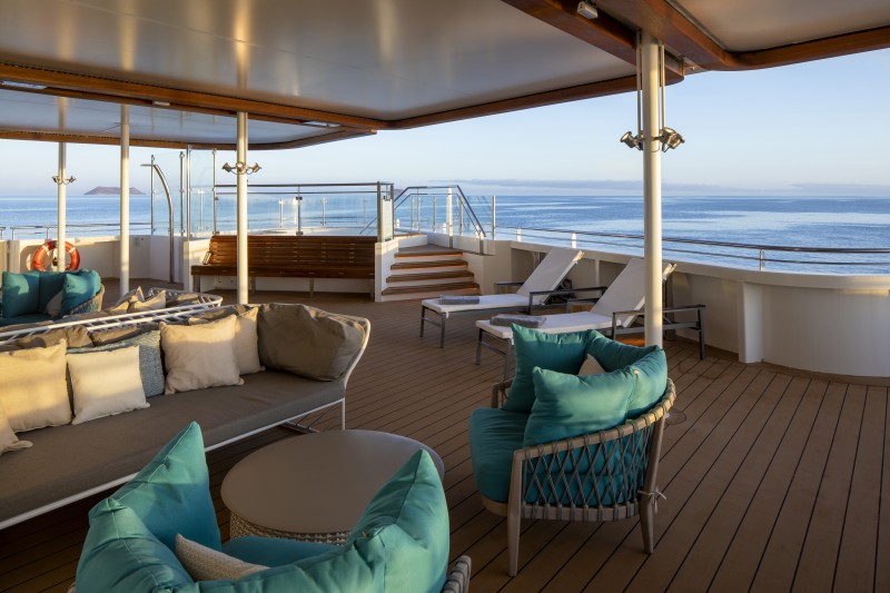 Celebrity Cruises Flora sunset lounge chairs