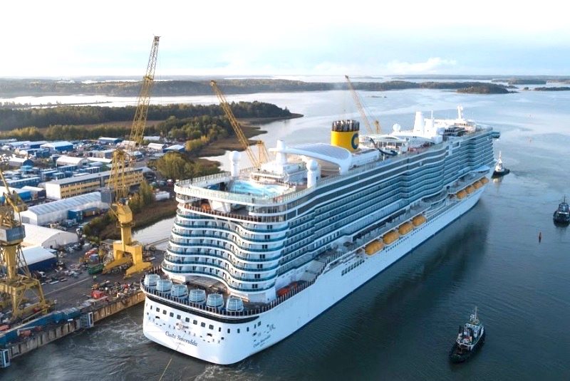 Cost Smeralda Aft Sea Trials
