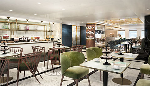 Crystal Cruises Endeavor Bistro Buffet 2