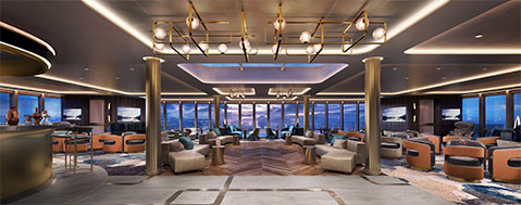 Crystal Cruises Endeavor Palm Court