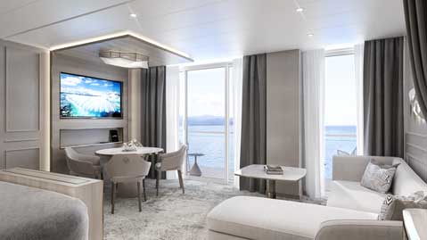 Crystal Cruises Endeavor Penthouse Suite 2