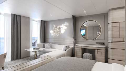 Crystal Cruises Endeavor Penthouse Suite 4
