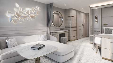 Crystal Cruises Endeavor Penthouse suite 5