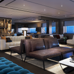 Ritz Carlton Yacht The Living Room Library View