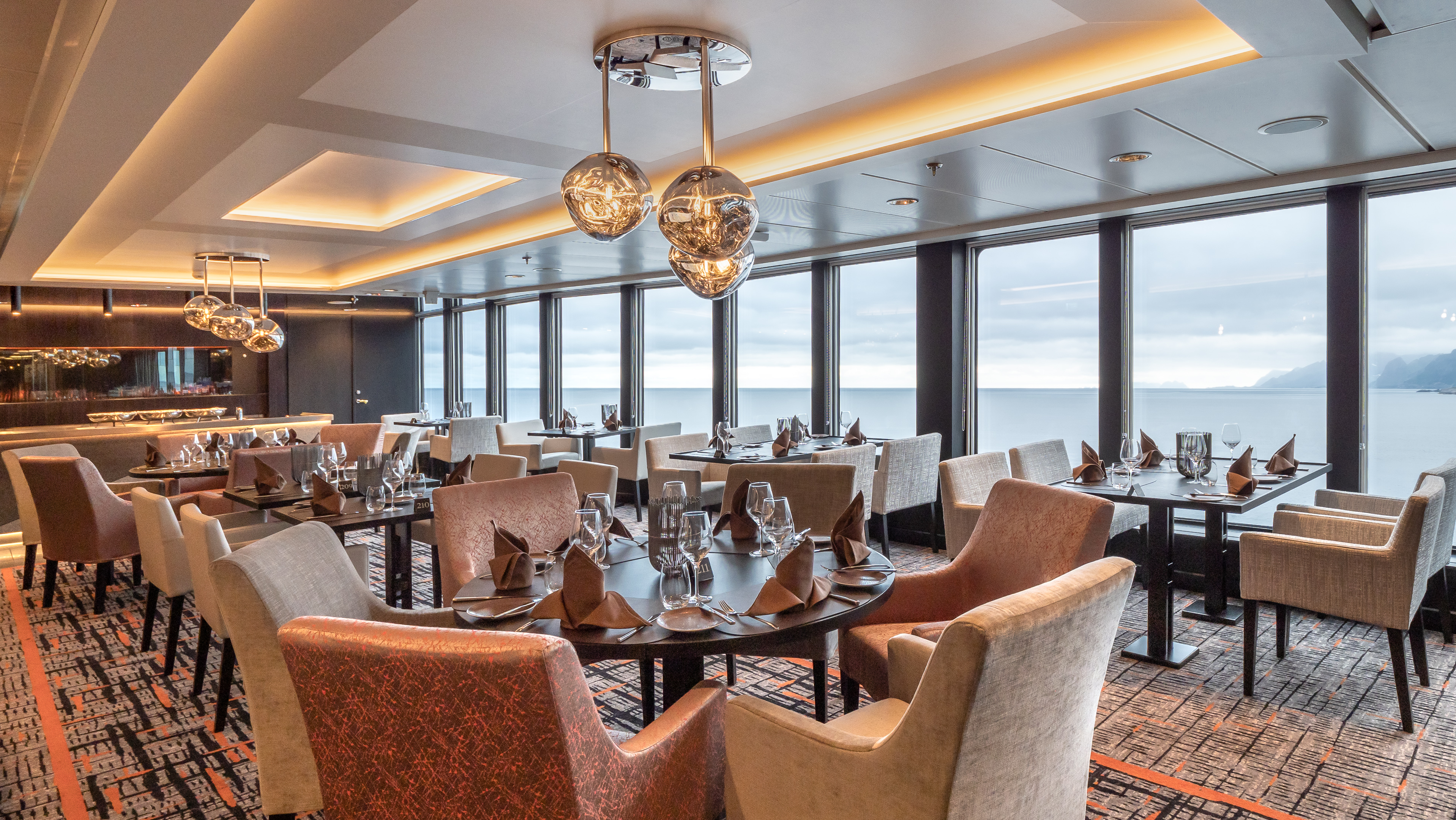 Hurtigruten cruises cruise ship lounge