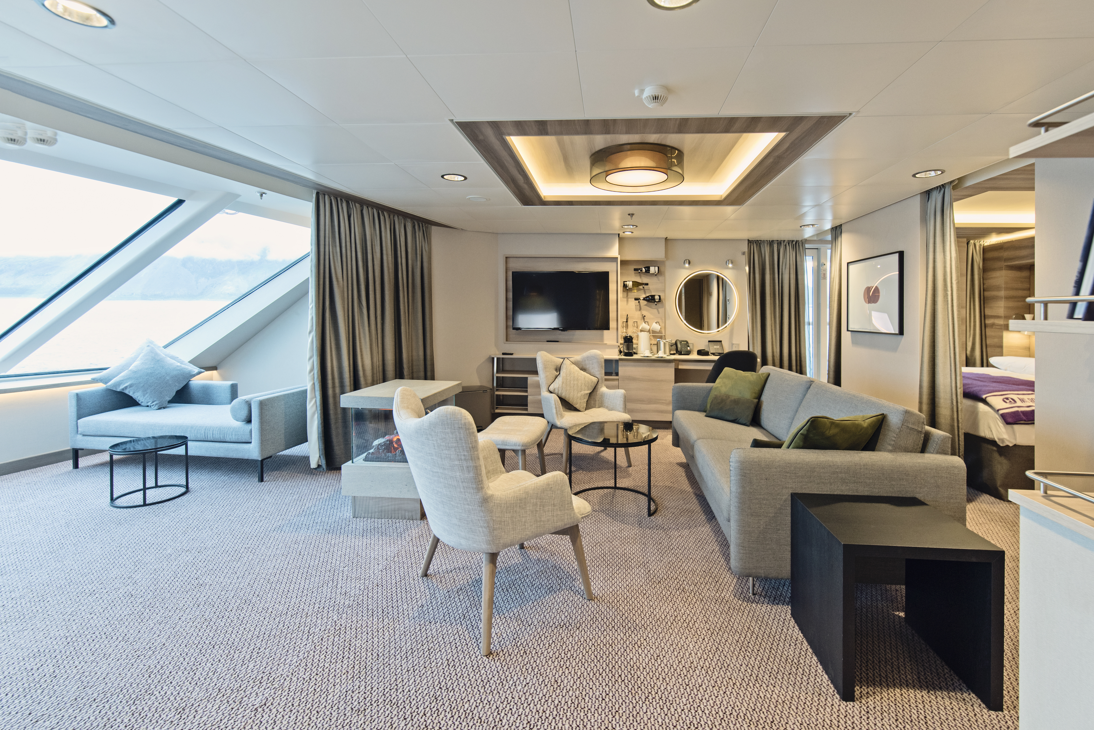 Hurtigruten cruises cruise ship suite