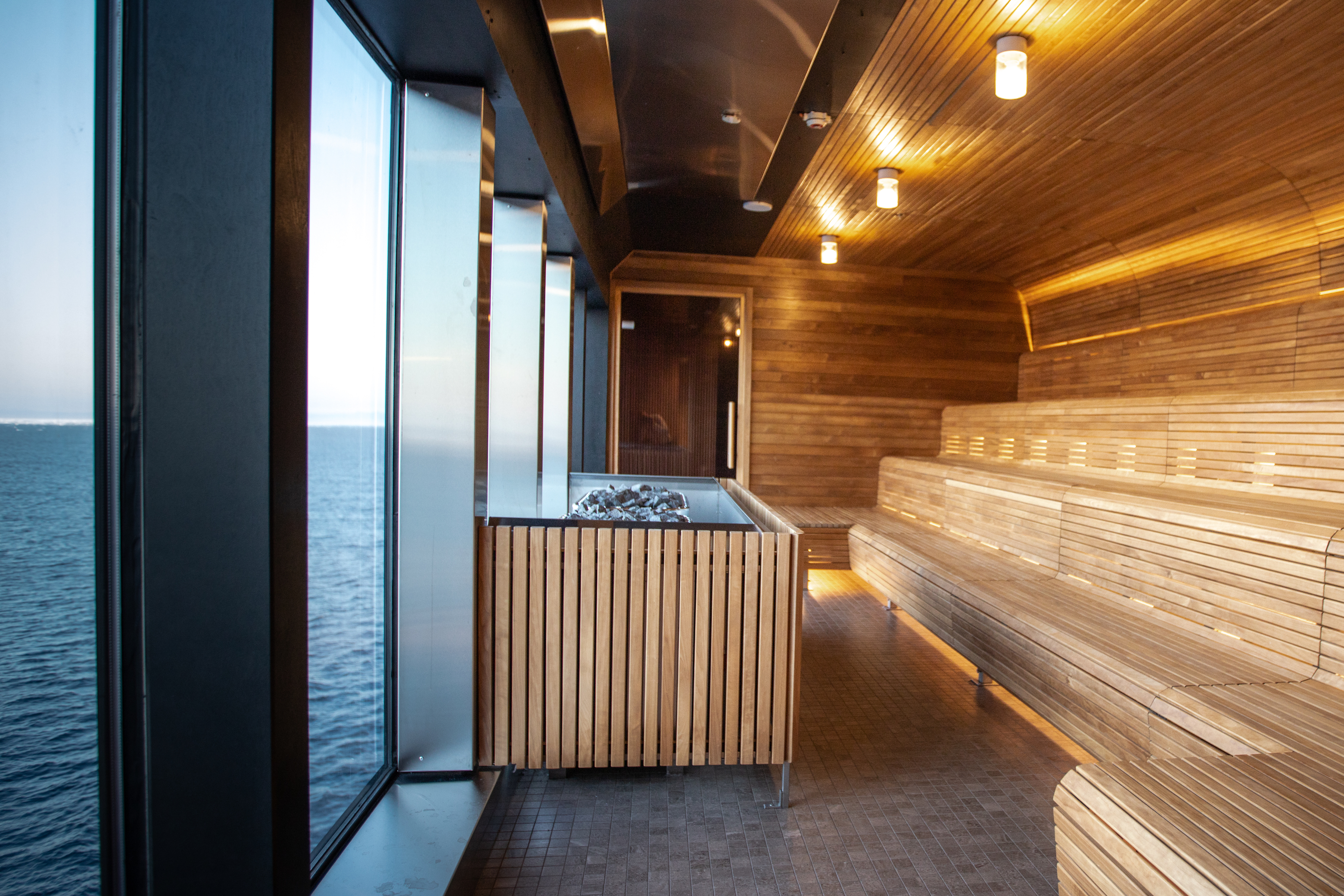 Hurtigruten cruises cruise ship sauna