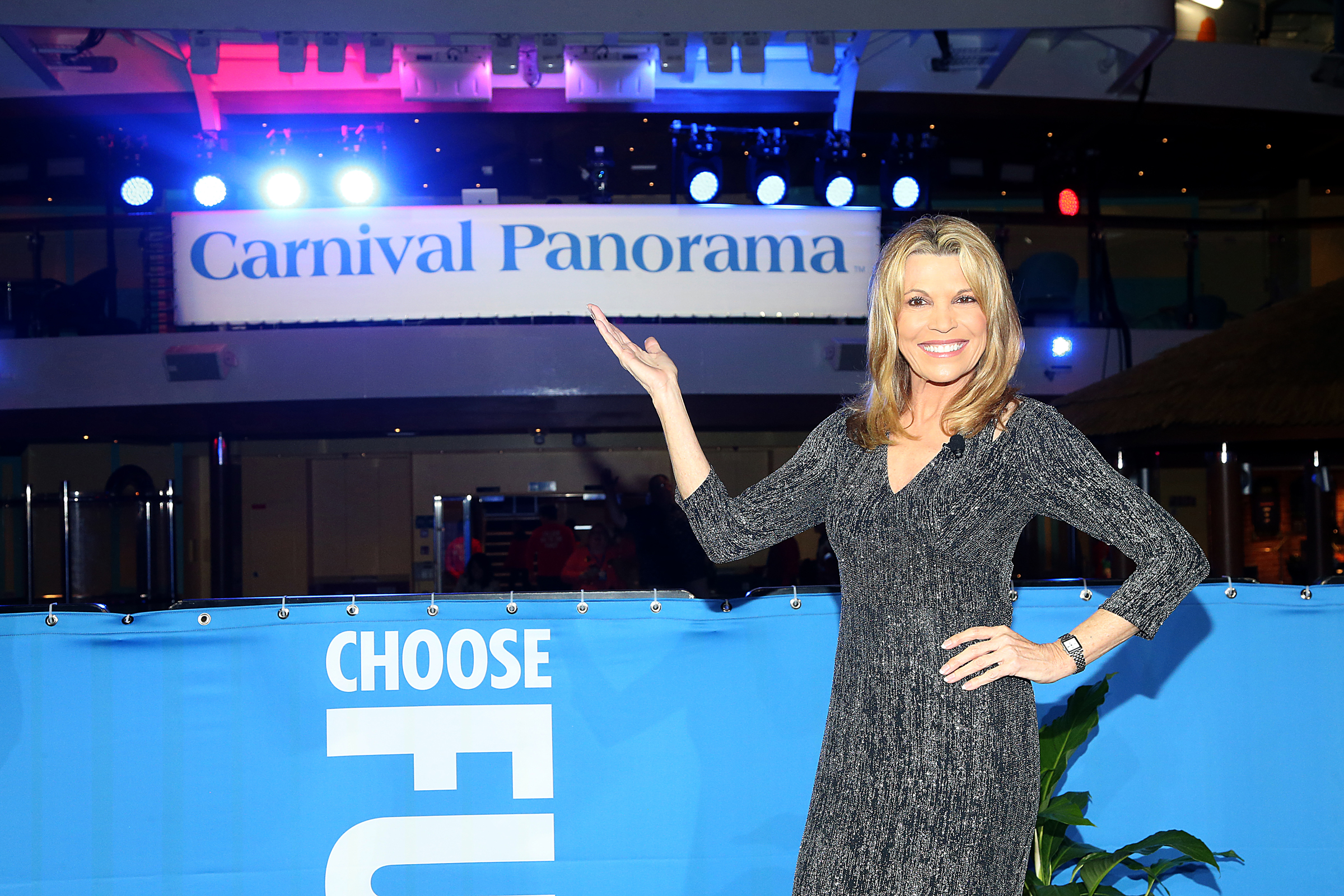 Carnival Cruises Panorama cruise ship Godmother Vanna White