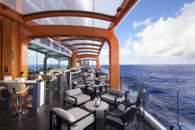 Celebrity Cruises Edge cruise ship magic carpet