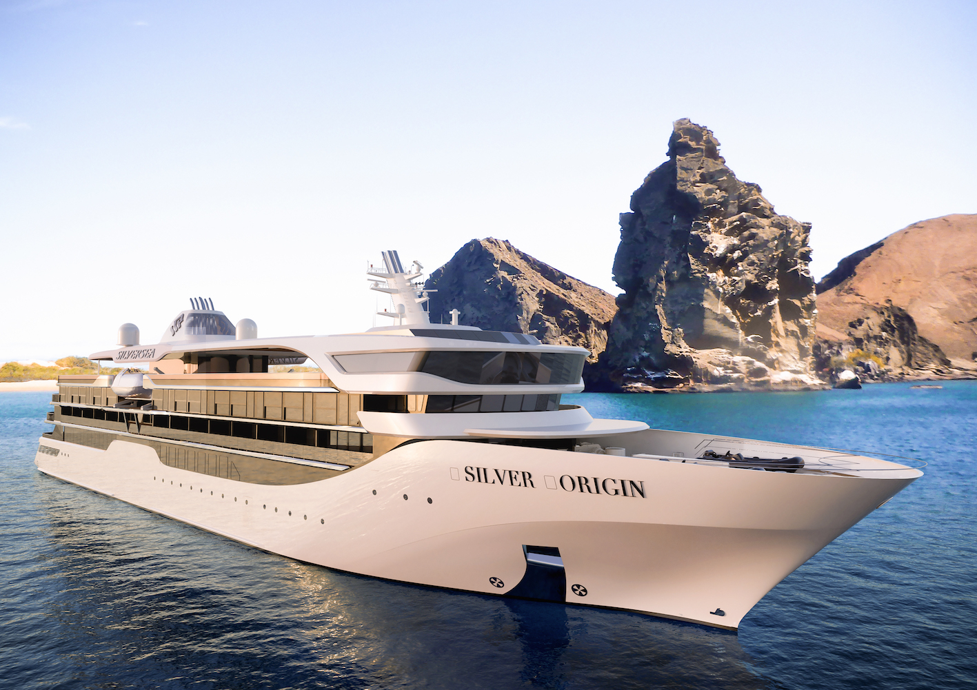 silversea origin cruise ship exterior bow