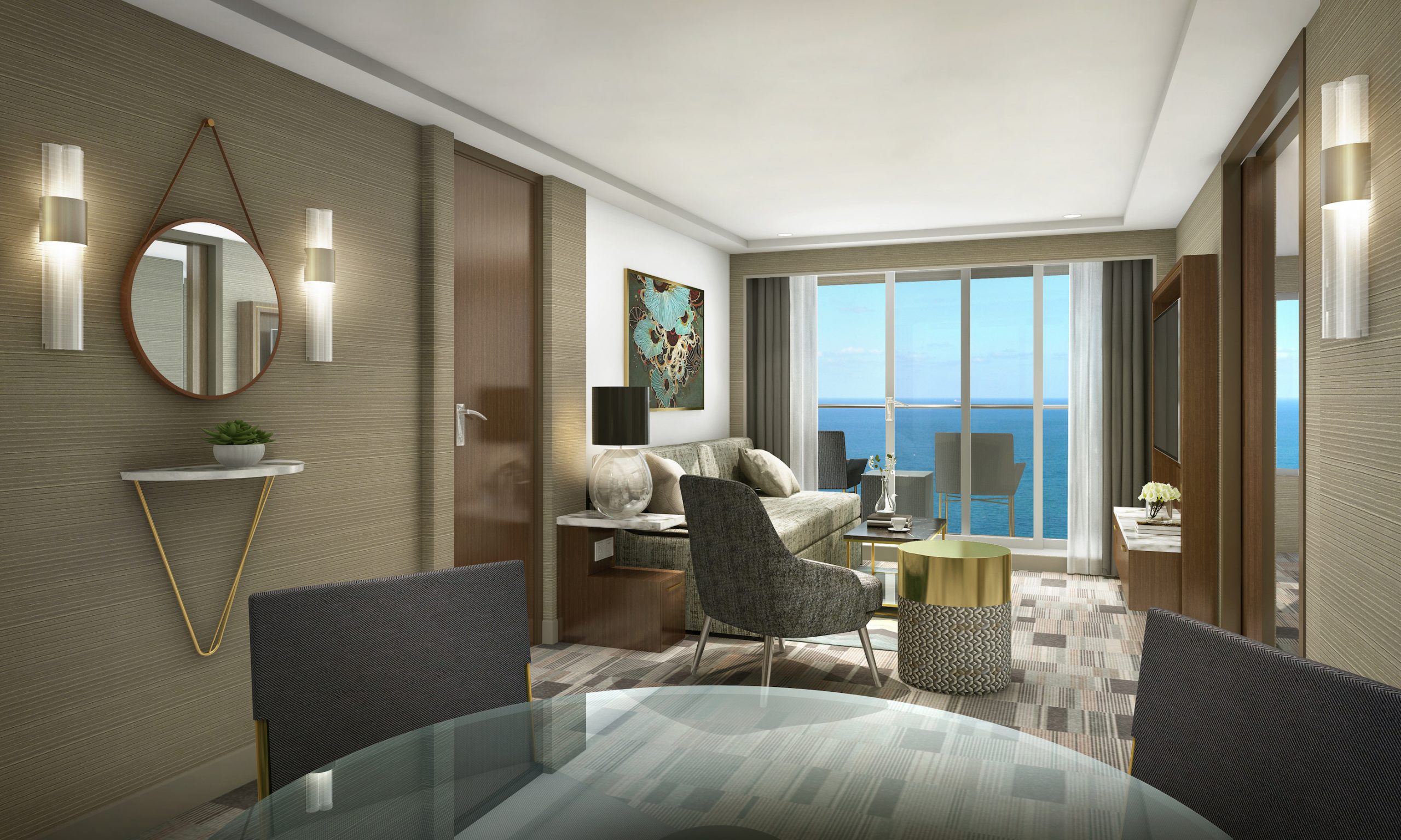 Norwegian cruise line Spirit cruise ship suite