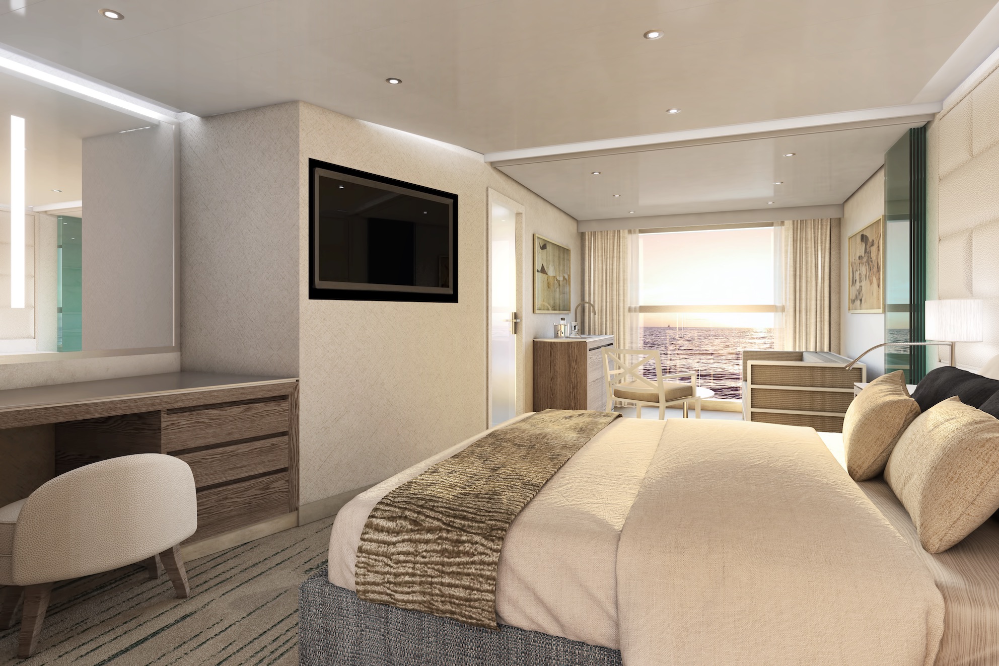 Silversea Origin cruise ship deluxe veranda