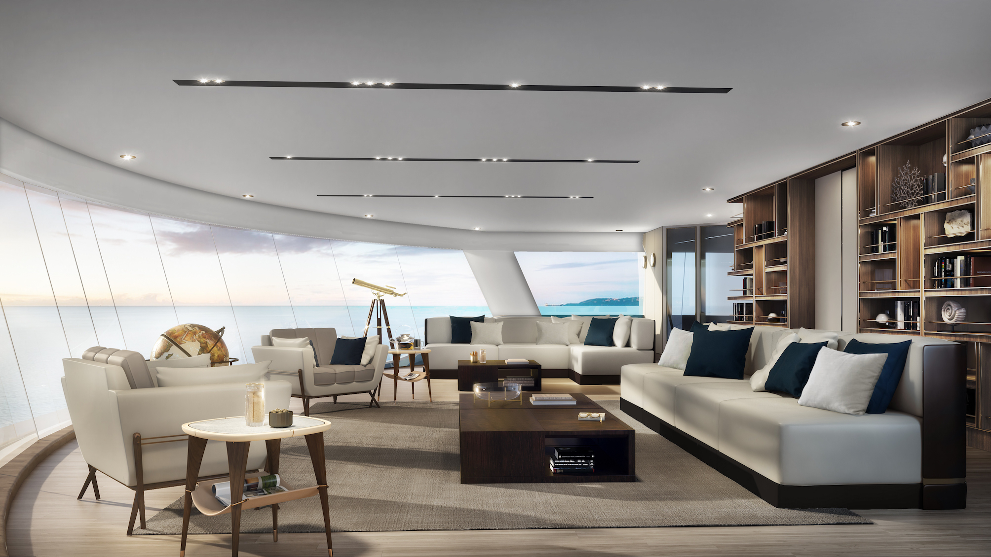Silversea Origin Observation lounge