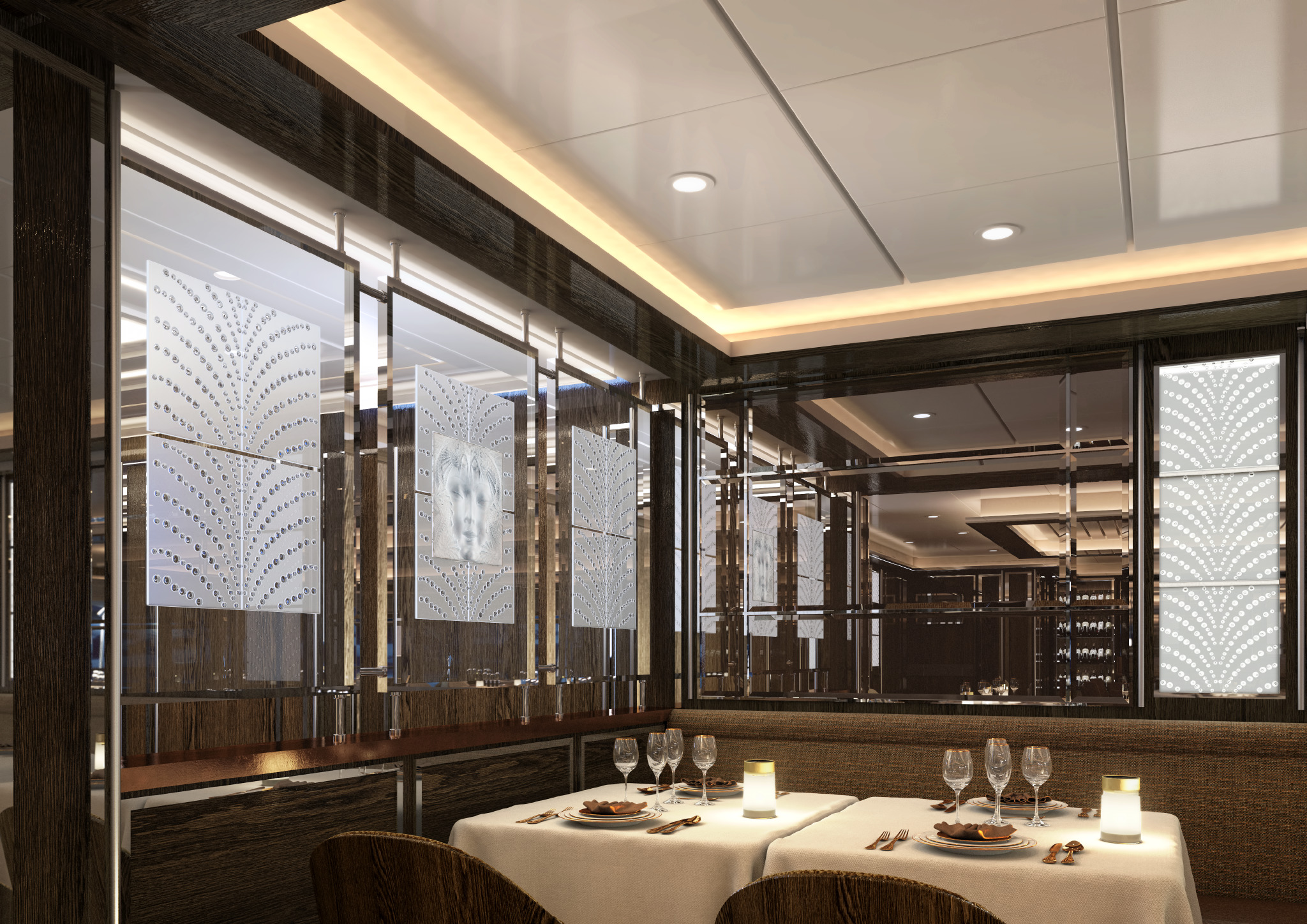 Silversea Silver Moon LaDame Lalique