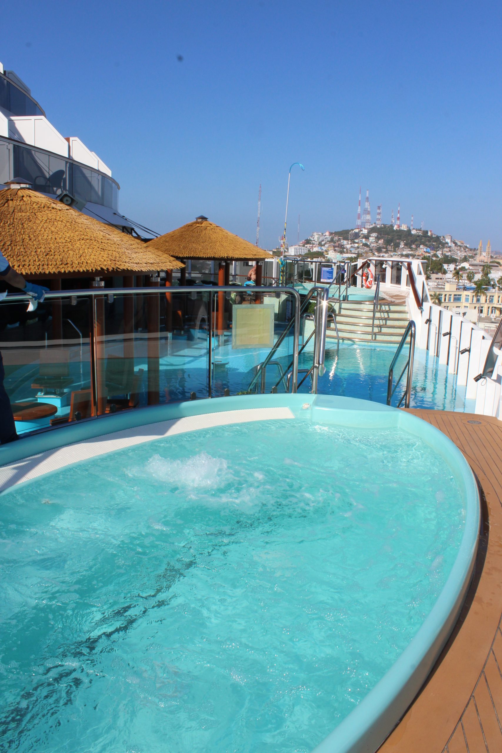Carnival Cruises Panorama Havana hot tub and pool