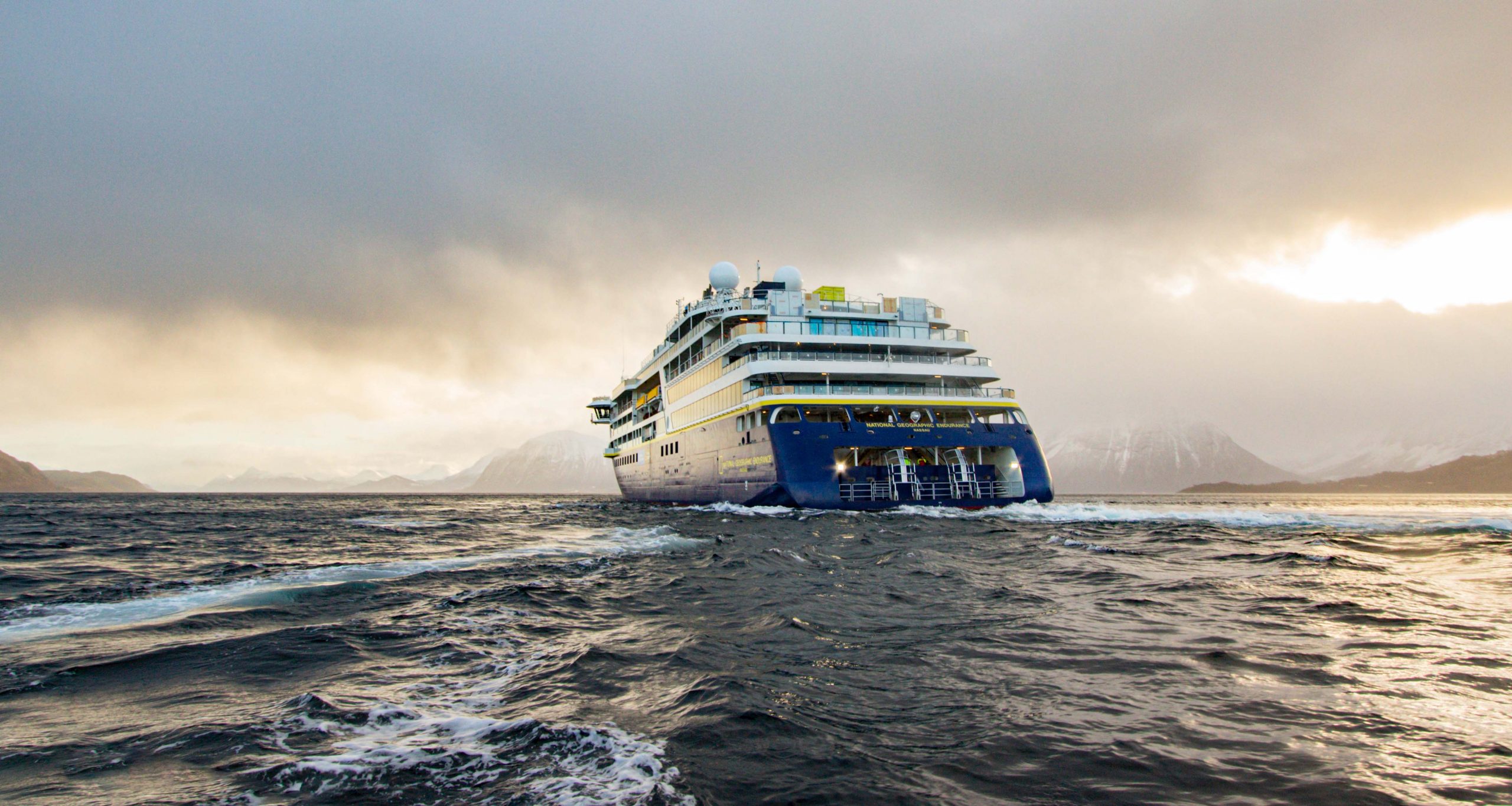 Lindblad Expeditions National Geographic Endurance cruise ship aft.