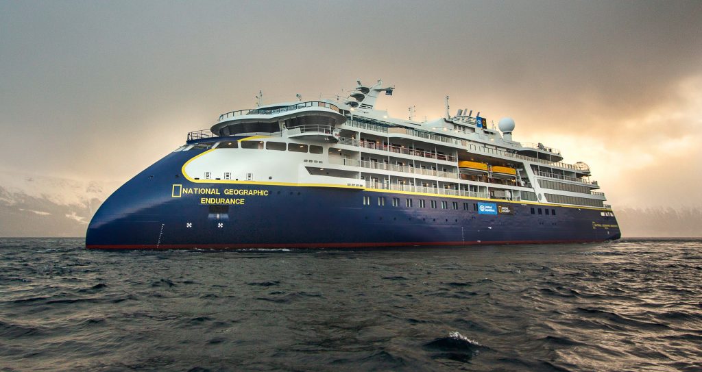 Lindblad Expeditions National Geographic Endurance cruise ship starboard