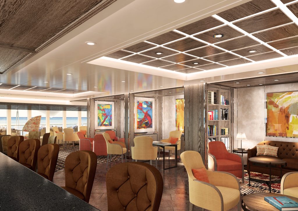 Silversea Cruises Silver Moon Arts Cafe