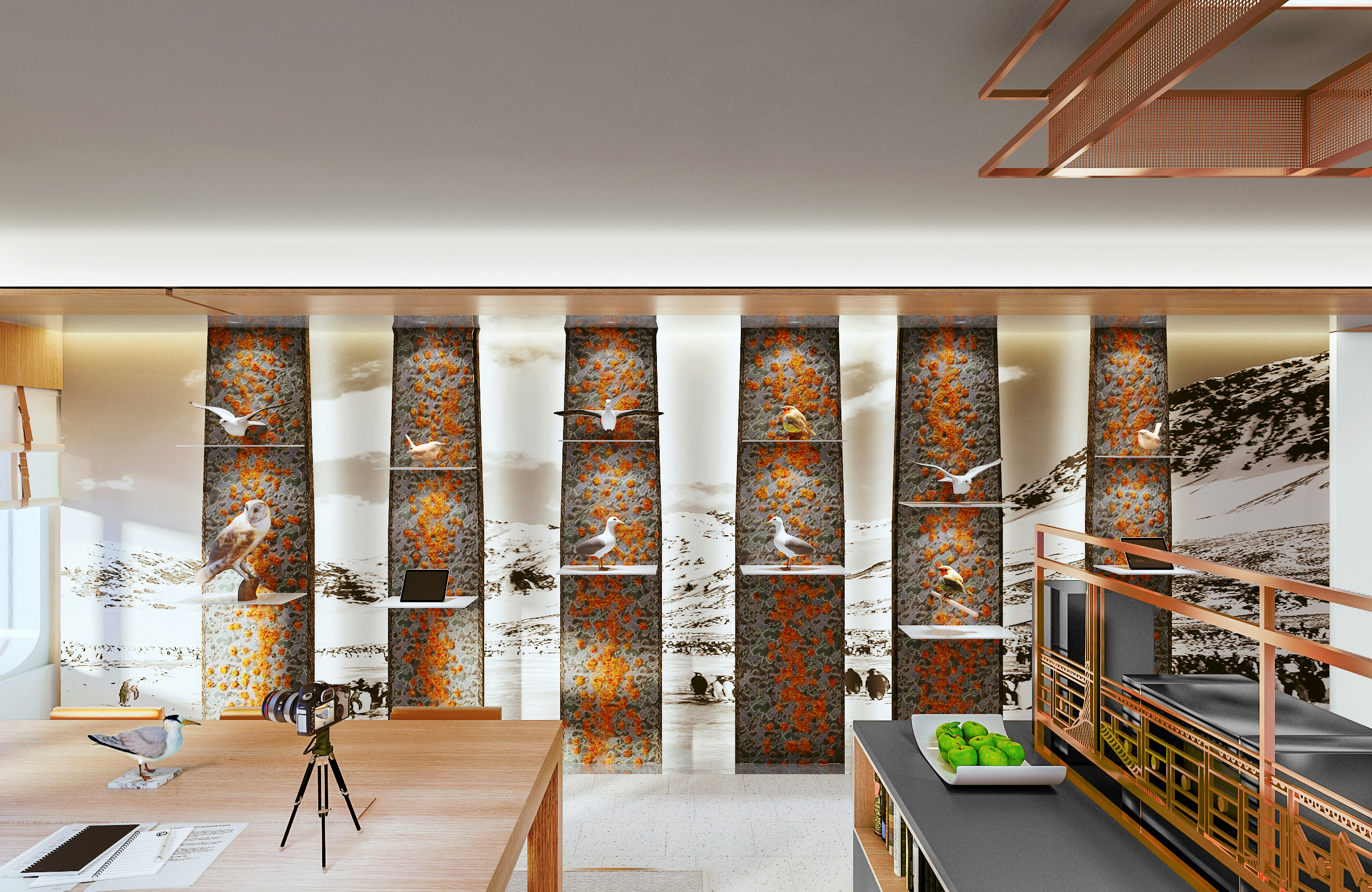 Viking Cruises Expedition Ship central studio