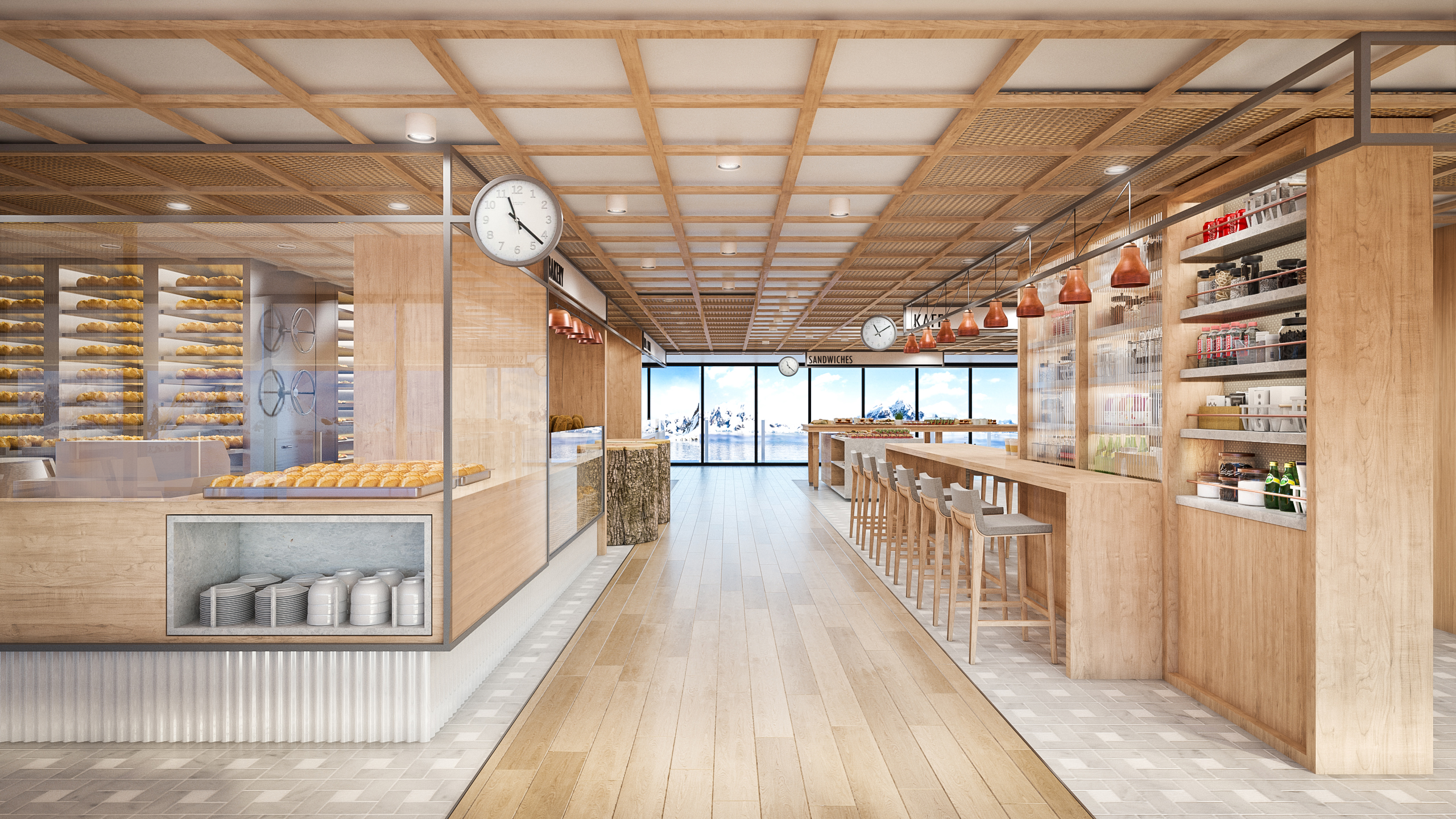 Viking Cruises Expeditions Market Hallway