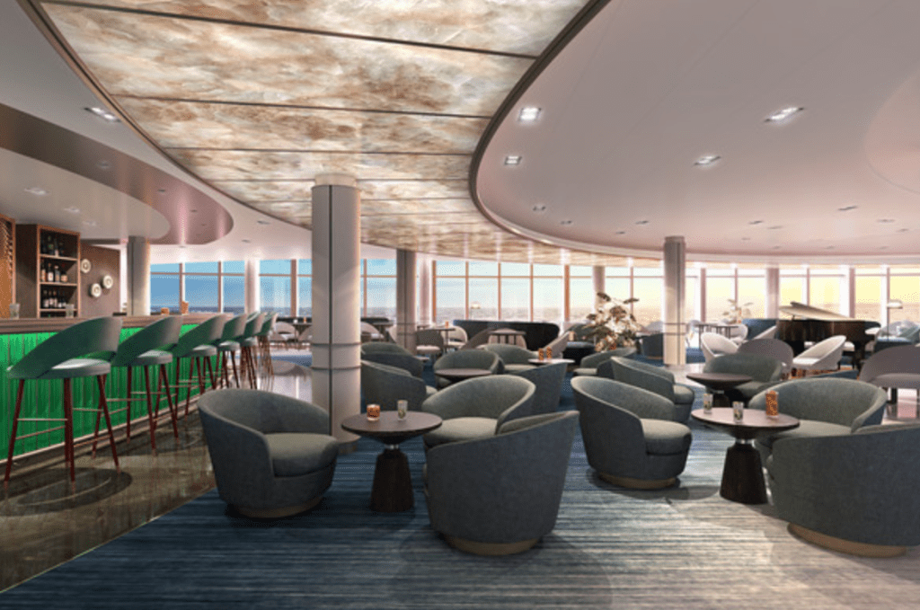 P&O Cruises Iona lounge area