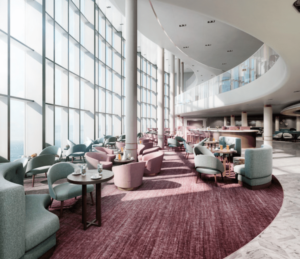 P&O Cruises Iona window lounge