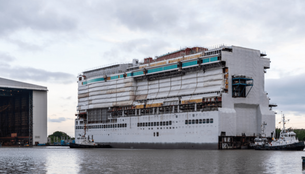 P&O Cruises Iona construction