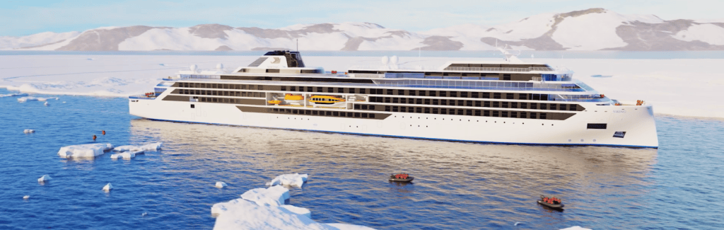Viking Cruises Octantis cruise ship exterior rendering