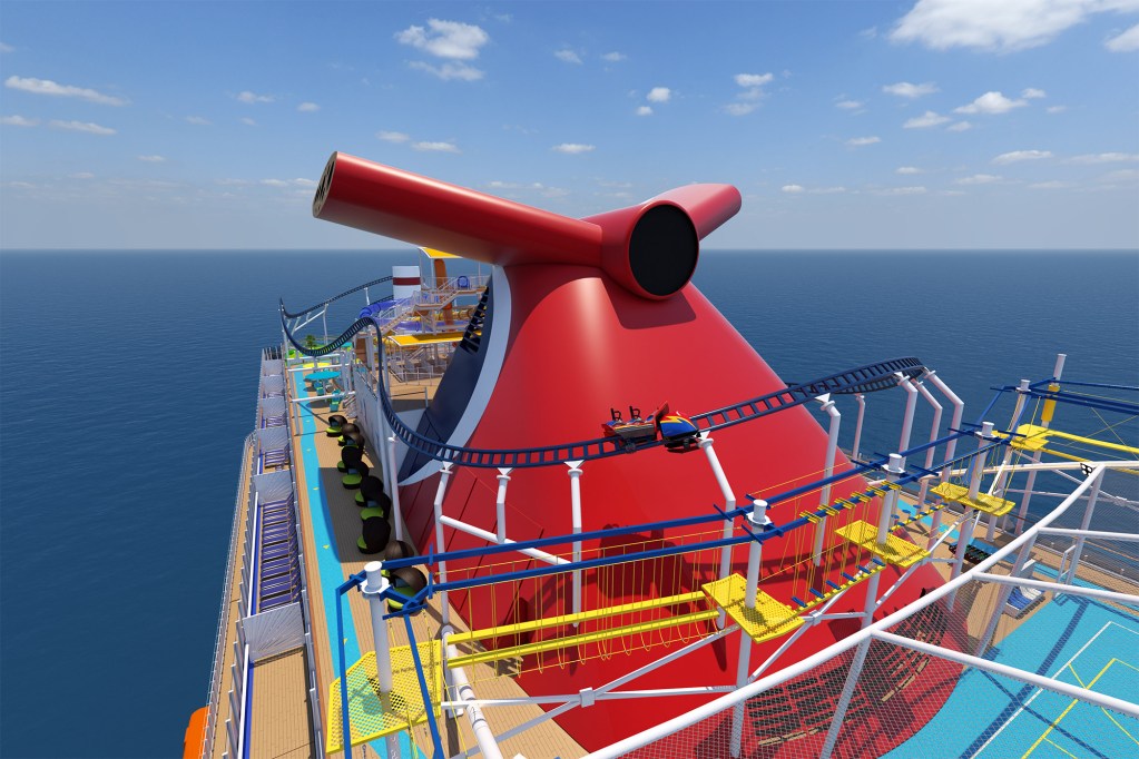 Carnival cruises rollercoaster bolt Carnival Mardi Gras Carnival Celebration
