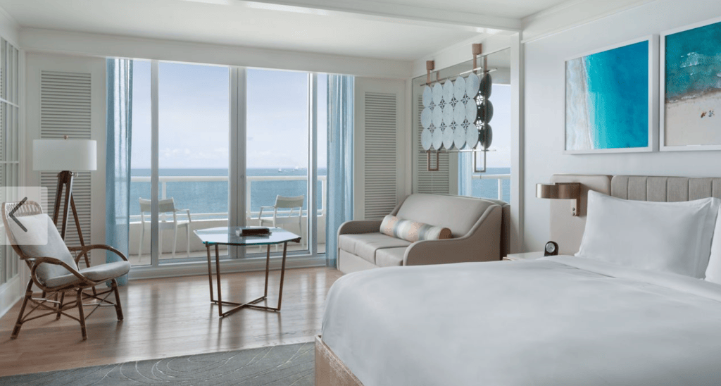 Ritz-Carlton Fort Lauderdale Florida ocean view room