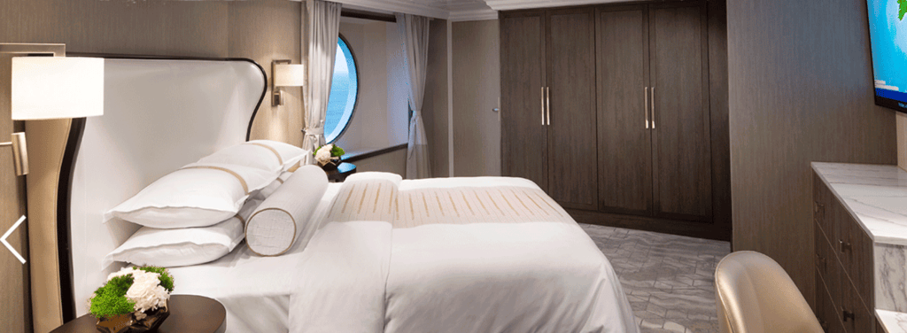 Azamara club cruises suite bedroom window
