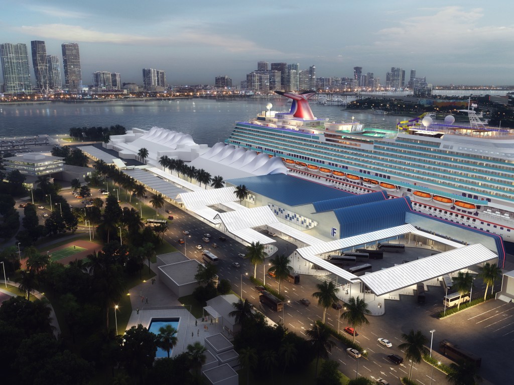 Carnival cruises cruise ship terminal F for Carnival Celebration cruise ship