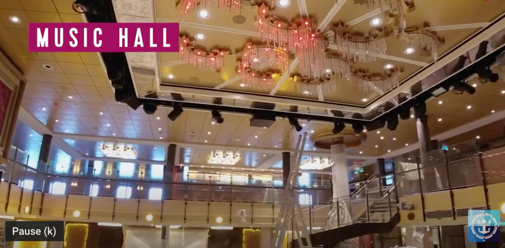 Royal Caribbean Odyssey of the Seas Music Hall
