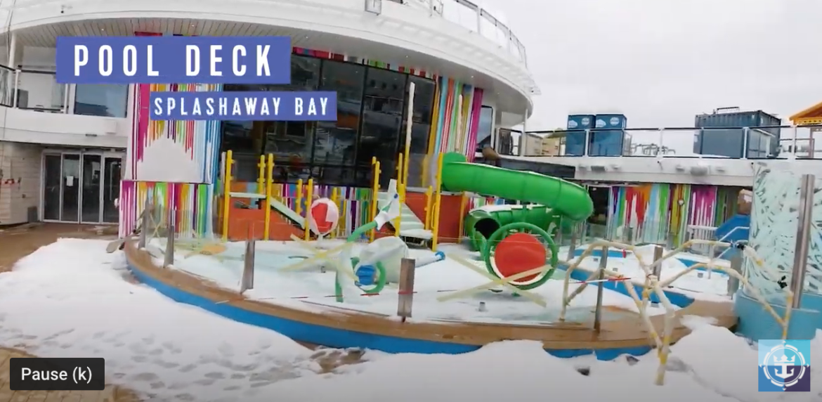 Royal Caribbean Odyssey of the Seas conveyance update and construction video