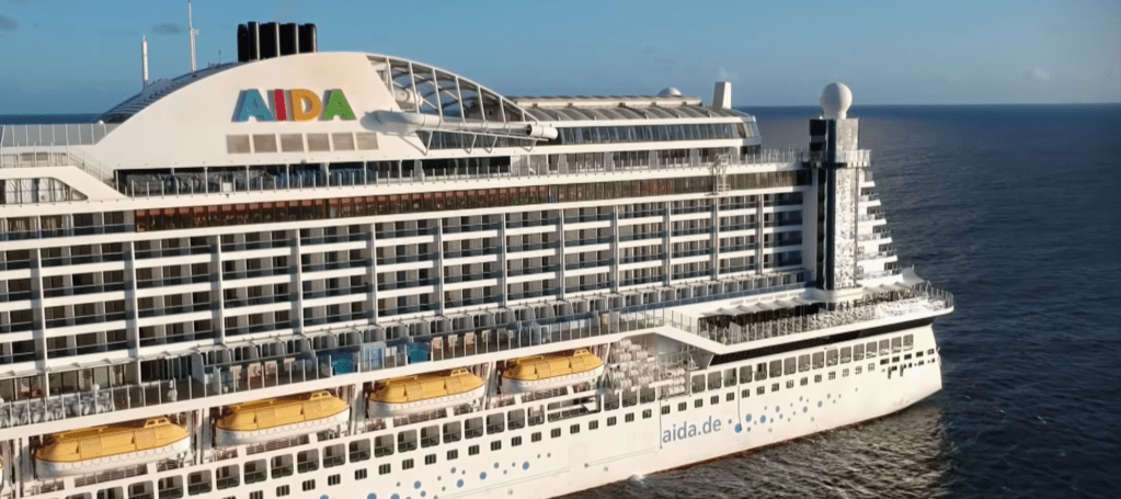AIDA Cruises AIDAperla aerial
