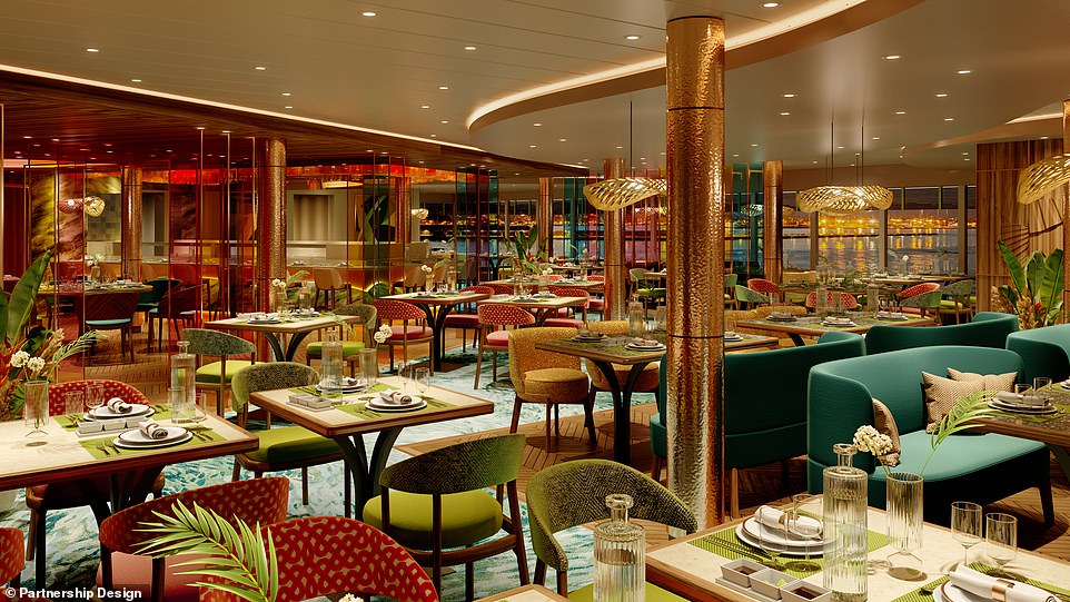 P&O Cruises Green & Co restaurant