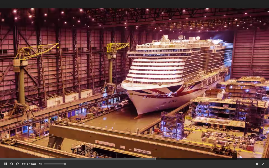 P&O Cruises Iona construction