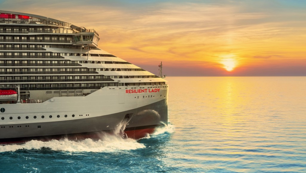 Virgin Voyages Reslient Lady bow