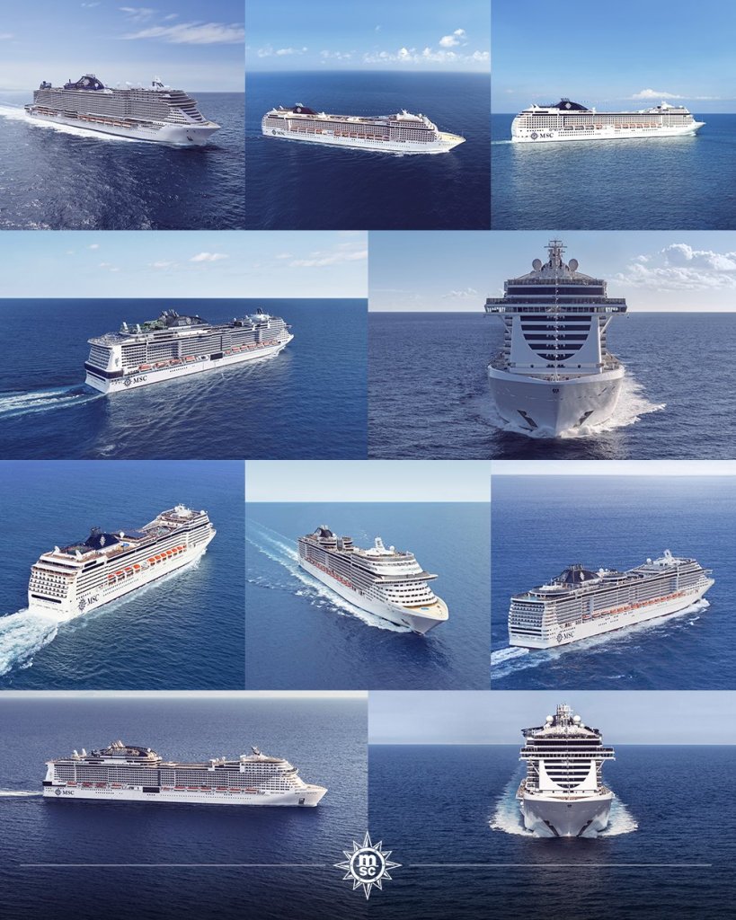 MSC Cruises 10 cruise ships sail Europe summer 2021
