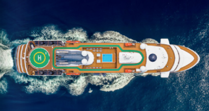 Atlas Ocean Voyages World Navigator aerial view