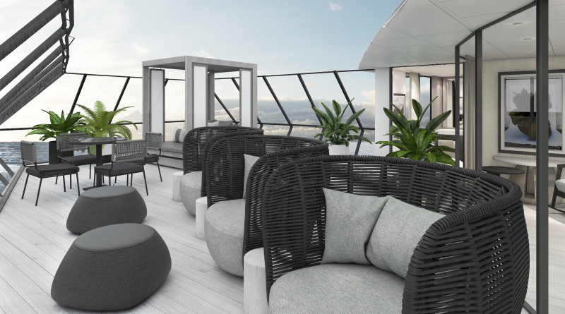 Celebrity Cruise Beyond cruise ship outdoor lounge